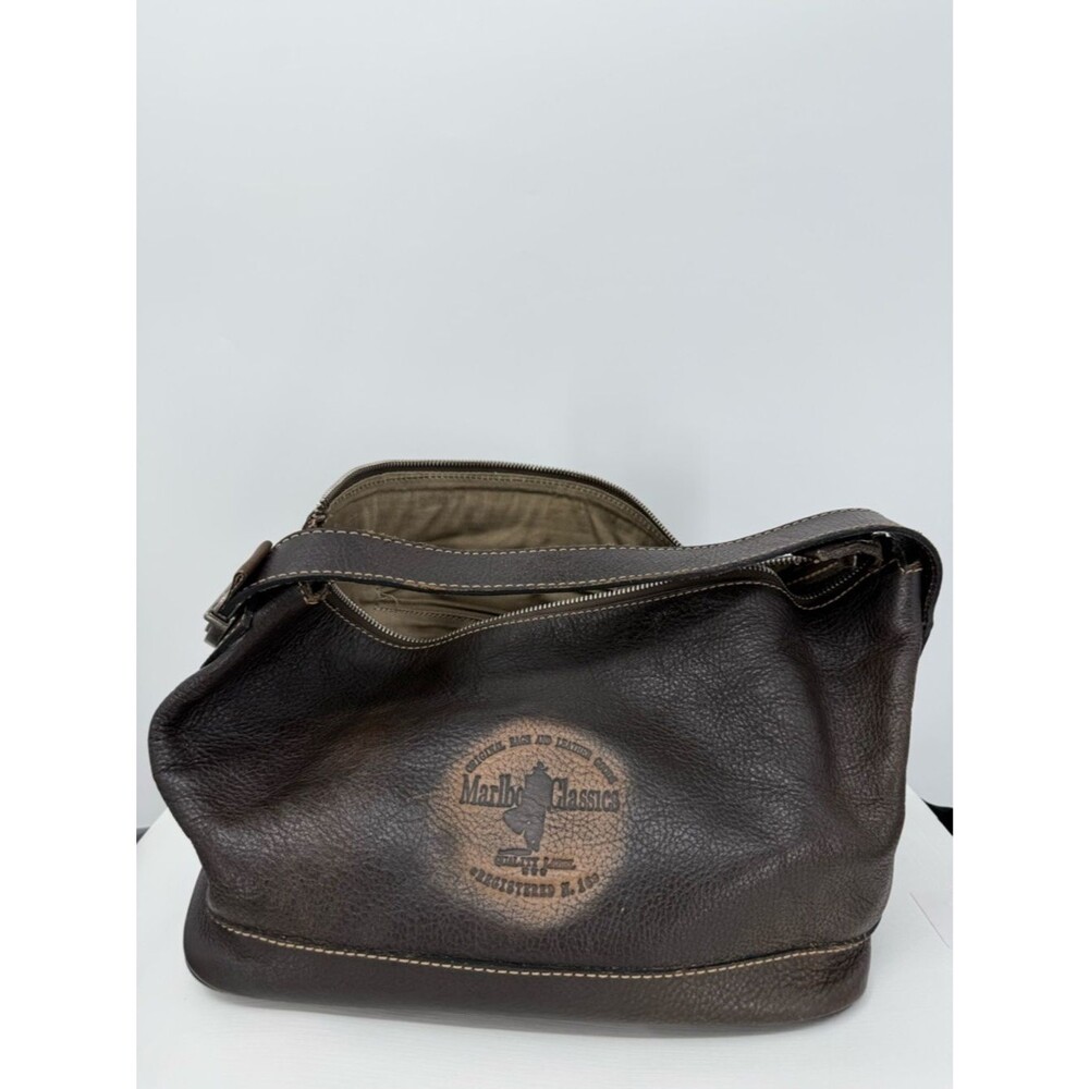 Marlboro Classics レザーバック　ヴィンテージ　希少品 Marlboro Classics Brown Leather Bag - Gem